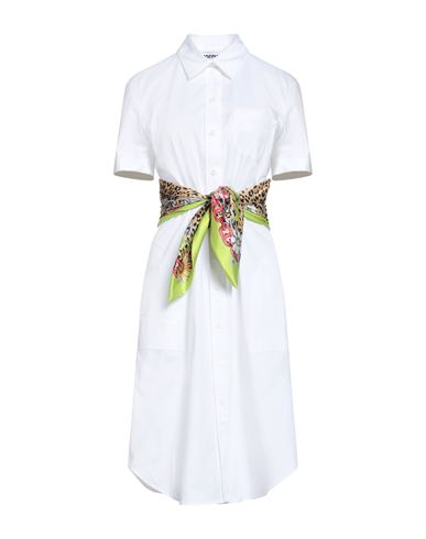 Moschino Couture Woman Midi Dress White Size 8 Cotton, Elastane