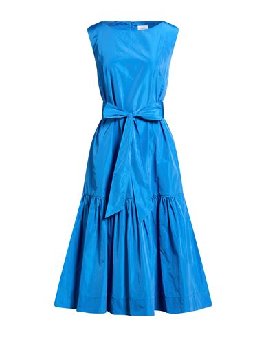 Sara Roka Woman Midi Dress Azure Size 4 Polyester In Blue