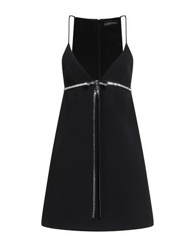 David Koma Woman Mini Dress Black Size 4 Viscose, Acetate, Elastane