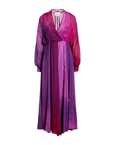 Forte Forte Forte_forte Woman Maxi Dress Purple Size 3 Silk