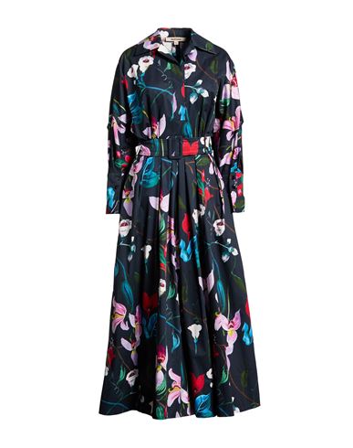 Natan Woman Maxi Dress Midnight Blue Size 6 Cotton