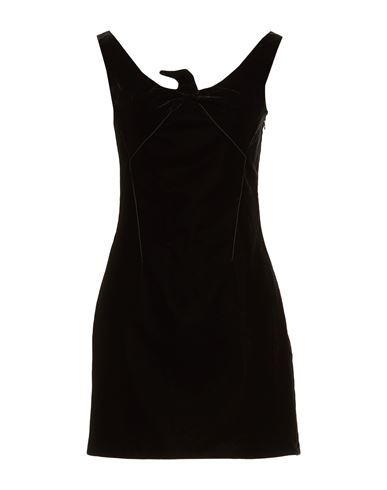 Givenchy Bow-detail Velvet Mini Dress In Black