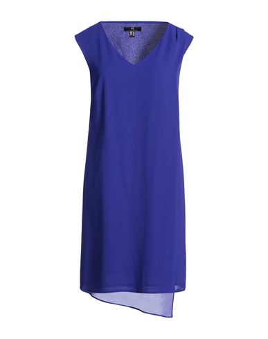 Moncho Heredia Woman Mini Dress Bright Blue Size 12 Polyester