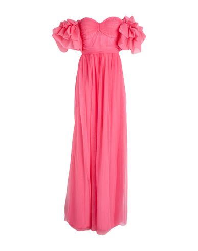 Maxi-Kleid Damen Fuchsia 36,38,40,42 Damen