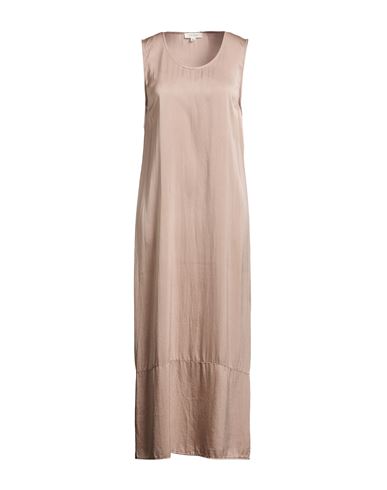 Crossley Woman Maxi Dress Taupe Size S Silk, Elastane In Neutral