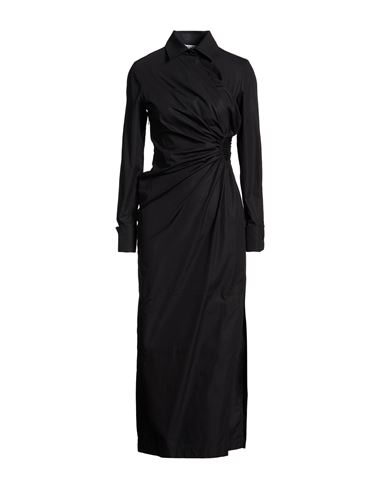 Max Mara Woman Maxi Dress Black Size 8 Cotton