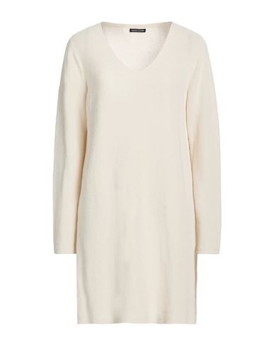 Eileen Fisher Woman Mini Dress Ivory Size S Organic Cotton In White