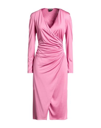 Vestido midi Mujer Rosa 32,36,38,40 Mujer