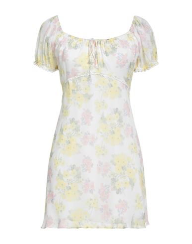 Mini-Kleid Damen Pastellgelb L Damen