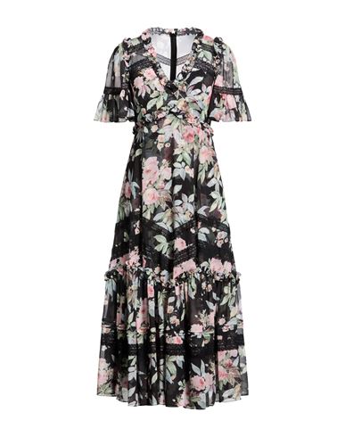 Vestido midi Mujer Negro 34 Mujer