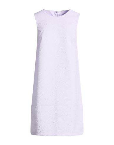 Lanacaprina Woman Mini Dress Lilac Size 12 Polyester In Purple