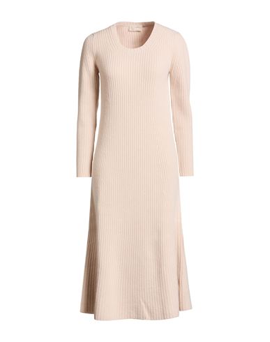 Drumohr Woman Midi Dress Beige Size S Wool In Sand