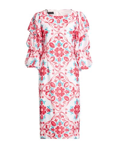 Máss By Matilde Cano Woman Midi Dress White Size 10 Polyester