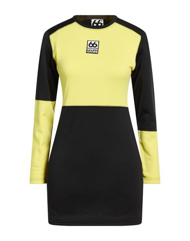 Ganni X 66°north Woman Mini Dress Yellow Size M Polyester, Elastane