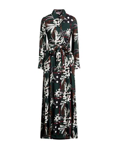 Connor & Blake Woman Maxi Dress Dark Green Size Xl Viscose