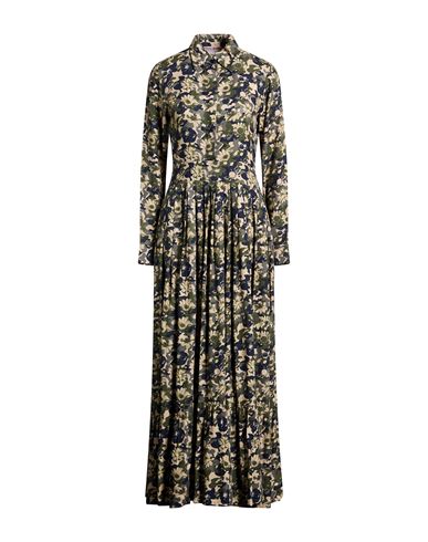 Connor & Blake Woman Maxi Dress Military Green Size Xl Viscose
