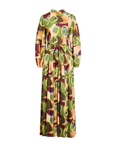 Connor & Blake Woman Maxi Dress Sage Green Size Xl Viscose