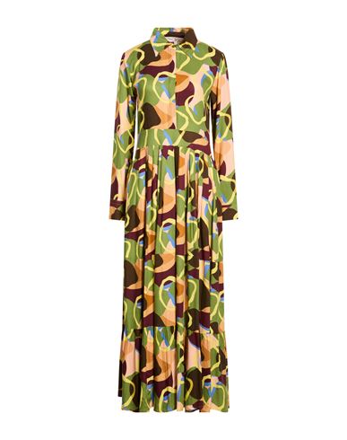 Connor & Blake Woman Maxi Dress Sage Green Size Xl Viscose