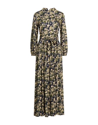 Connor & Blake Woman Maxi Dress Military Green Size Xl Viscose