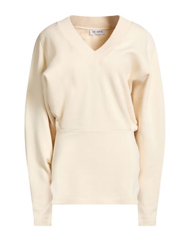 Attico The  Woman Mini Dress Ivory Size 8 Cotton, Elastane In Neutral