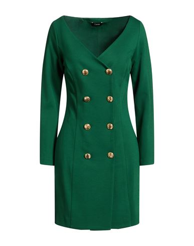 Hanita Woman Mini Dress Emerald Green Size L Viscose, Nylon, Elastane
