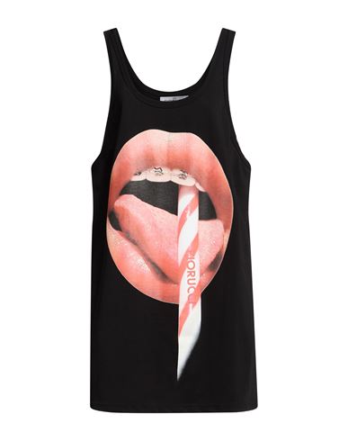 Fiorucci Woman Mini Dress Black Size S Cotton