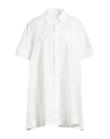 Manuel Ritz Woman Mini Dress White Size 4 Cotton