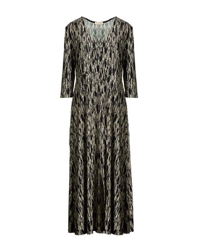 Siyu Woman Maxi Dress Black Size 10 Polyamide, Elastane