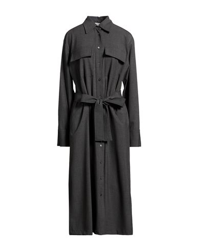 Nina 14.7 Woman Midi Dress Grey Size 10 Polyester, Viscose, Elastane In Gray