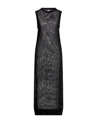 Daniele Fiesoli Collezione N_01 Woman Maxi Dress Black Size S Linen, Cotton