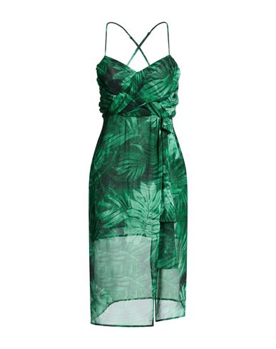 Midi-Kleid Damen Grün 36 Damen