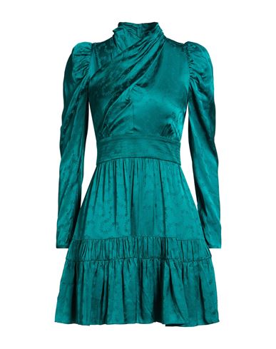 Sandro Woman Mini Dress Emerald Green Size 10 Viscose