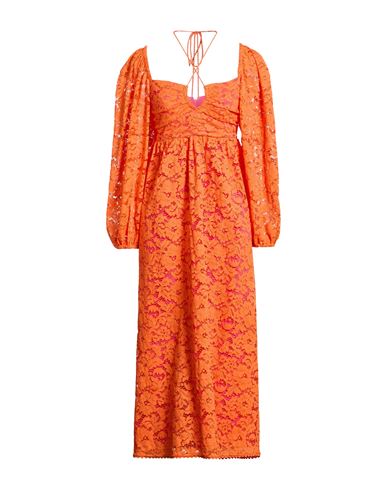 Vestido midi Mujer Mandarina L,M,S,XL,XS,XXS Mujer
