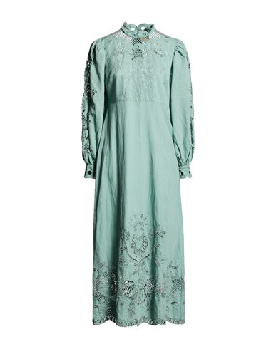 Maxi-Kleid Damen Salbeigrün XXS Damen