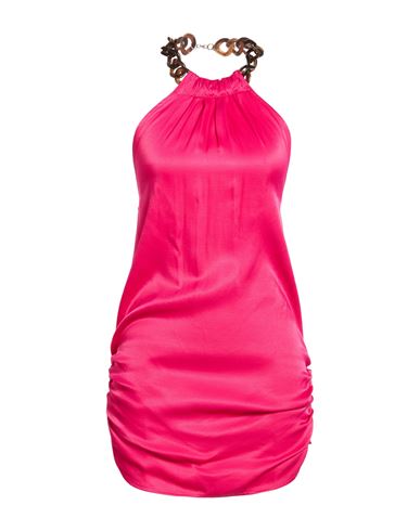 Haveone Woman Mini Dress Fuchsia Size M Viscose In Pink