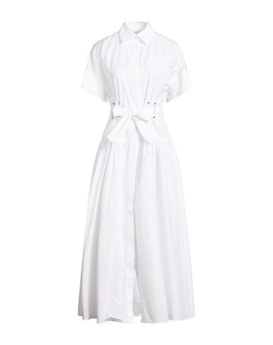 Maxi-Kleid Damen Weiß 34 Damen