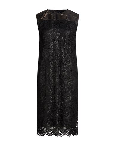 Midi-Kleid Damen Schwarz 34,36,38 Damen