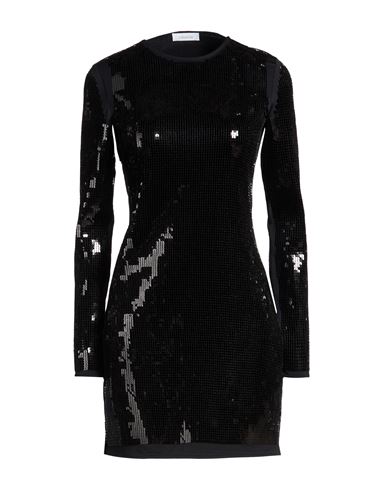Rabanne Woman Mini Dress Black Size 10 Viscose, Elastane