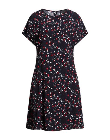 Tommy Hilfiger Woman Mini Dress Navy Size 4 Viscose In Multi