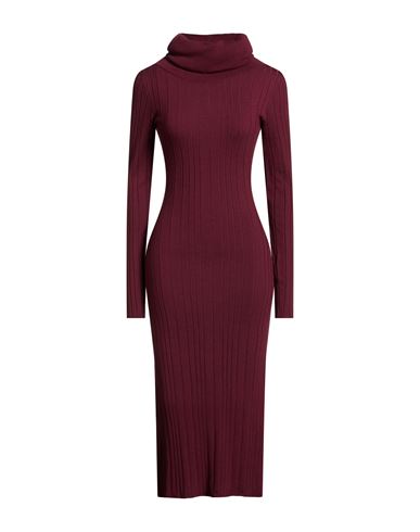 Vestido midi Mujer Burdeos 0,1,2 Mujer