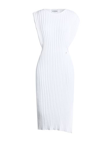 Vestido midi Mujer Blanco S Mujer