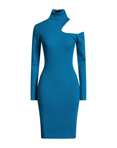 Denny Rose Woman Midi Dress Deep Teal Size L Viscose, Polyester, Polyamide In Green