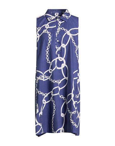 Robert Friedman Woman Mini Dress Blue Size M Cotton