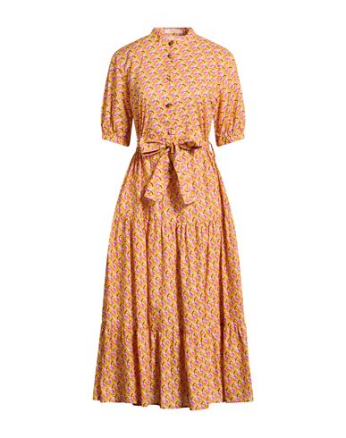 Malìparmi Vestido largo Mujer Amarillo 38 Mujer