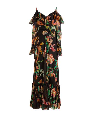 Maxi-Kleid Damen Dunkelbraun 40 Damen
