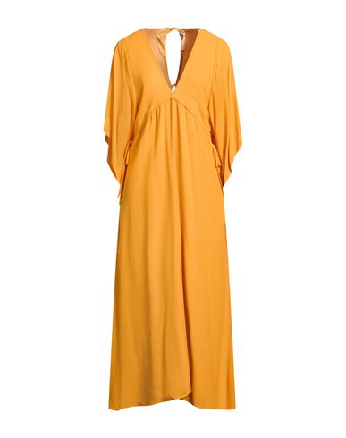 Maxi-Kleid Damen Mandarine 36 Damen