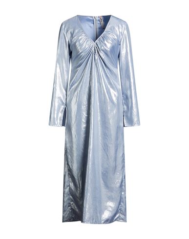 Midi-Kleid Damen Himmelblau 36 Damen