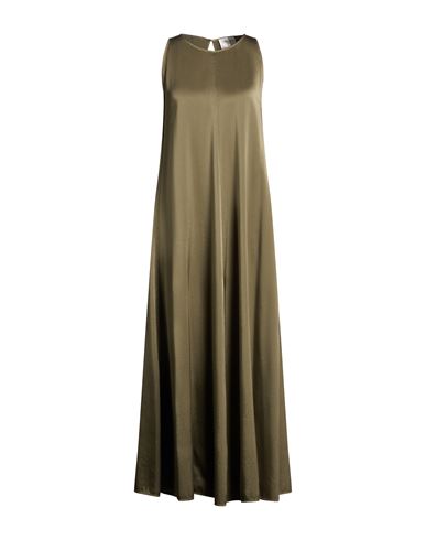 Forte Forte Forte_forte Woman Maxi Dress Military Green Size 3 Silk, Elastane