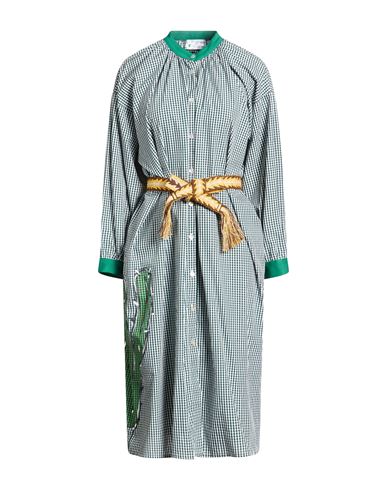 Midi-Kleid Damen Dunkelgrün S,XS Damen