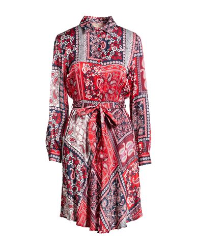 Minivestido Mujer Rojo 34,36,38,40,42 Mujer